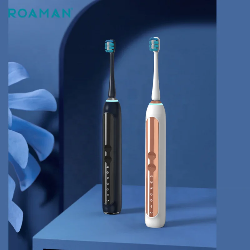 Зубная щетка IPX7 звуковая электрическая для отбеливания зубов, отбеливание зубов, полировка, уход за полостью рта, частная торговая марка, несколько режимов
