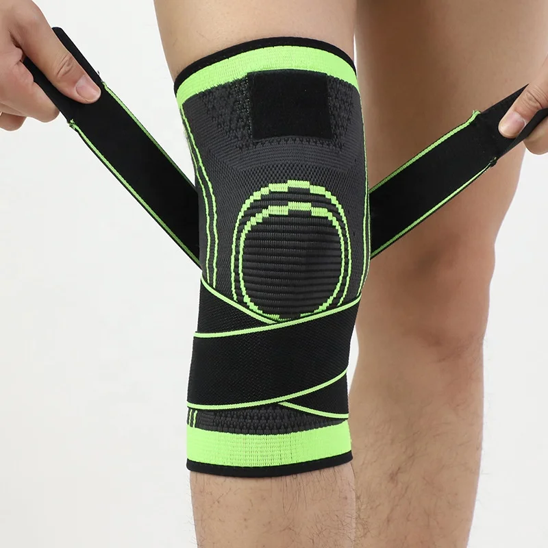 Yugland New Arrival Custom Wholesale Nylon Knit Wrap Knee Sports Support Hinged Knee Pads, Knee Pads