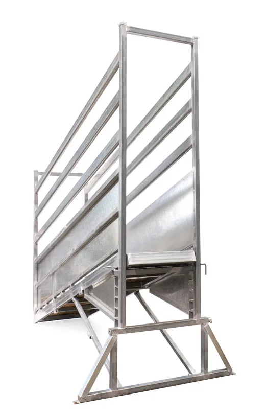 High Quality Farm Livestock Cattle Yard Cattle Loading Ramp Galvanized Steel Loading Ramp for Cattle