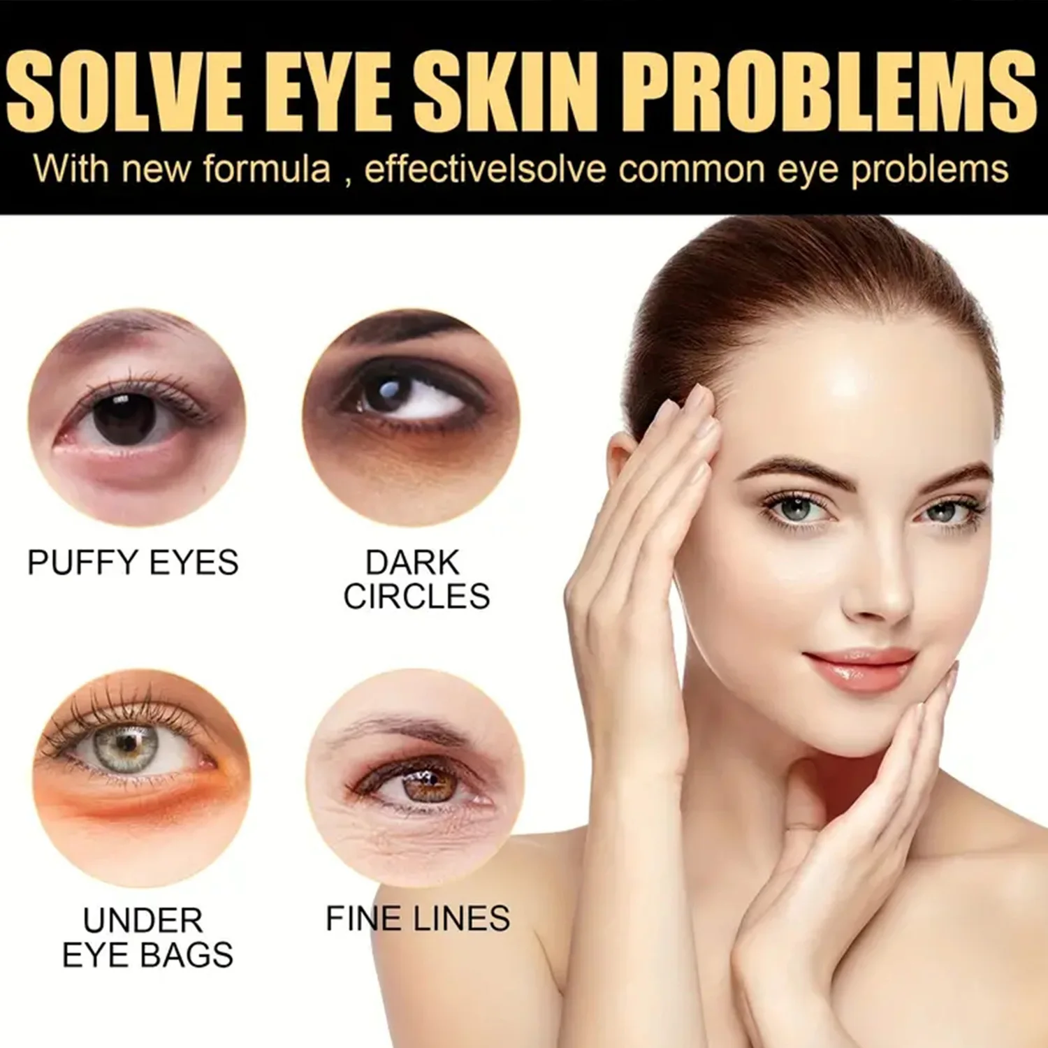 Peptide Eye Cream Eye Bags Dark Circles Removal Moisturizing Hydrating Serum Lifting Eye Skin Care Beauty Cosmetics