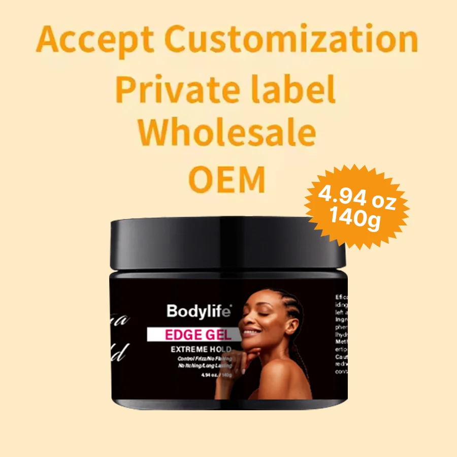 Private Label Oem/odm Hair Wax Braid Gel Private Label No Alcohol And No White Edge Gel Braid Gel Edge Control