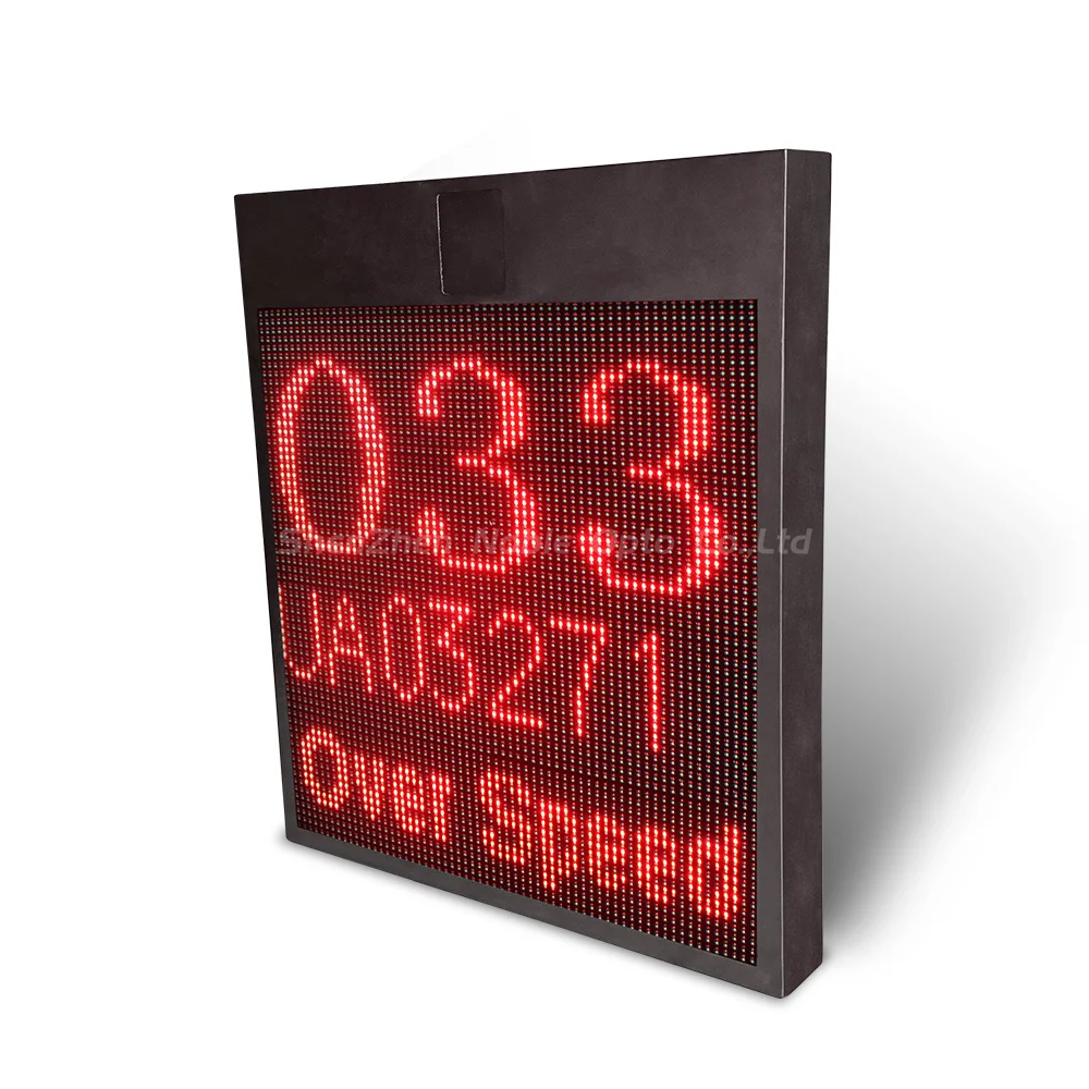 Radar Aware Speed Signs Customizable Screen Content Speed Beacon System