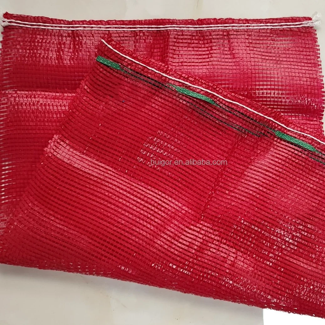 China factory direct sale mesh bag PP PE packaging fruit vegetable and firewood net bag customized size color and logo