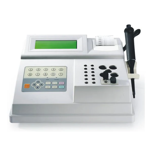 YSTE502A Medical Double Channels Coagulation Analyzer Portable Auto Blood Coagulometer Analyzer