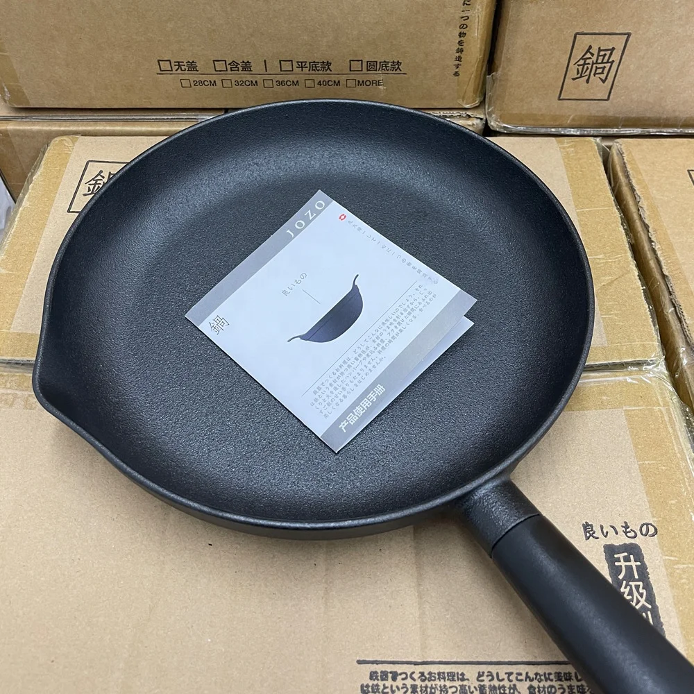 custom nonstick set light weight cast iron smooth cast iron frying pan