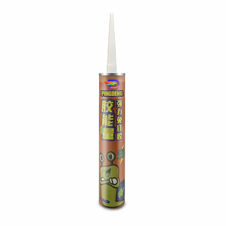 Wholesale strong adhesion heavy duty liquid nail free adhesive Glue  fast drying for steel doors pvc panel marble stone wood