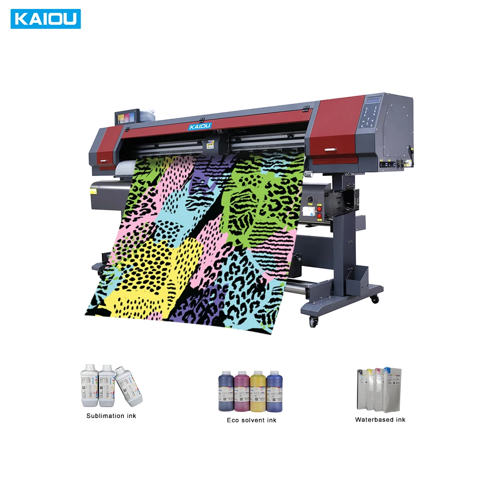 Digital Printer 1.9m Dx5 I3200 Xp600 Large Format Plotter Canvas Vinyl Banner Printing Machine Eco Solvent Printer