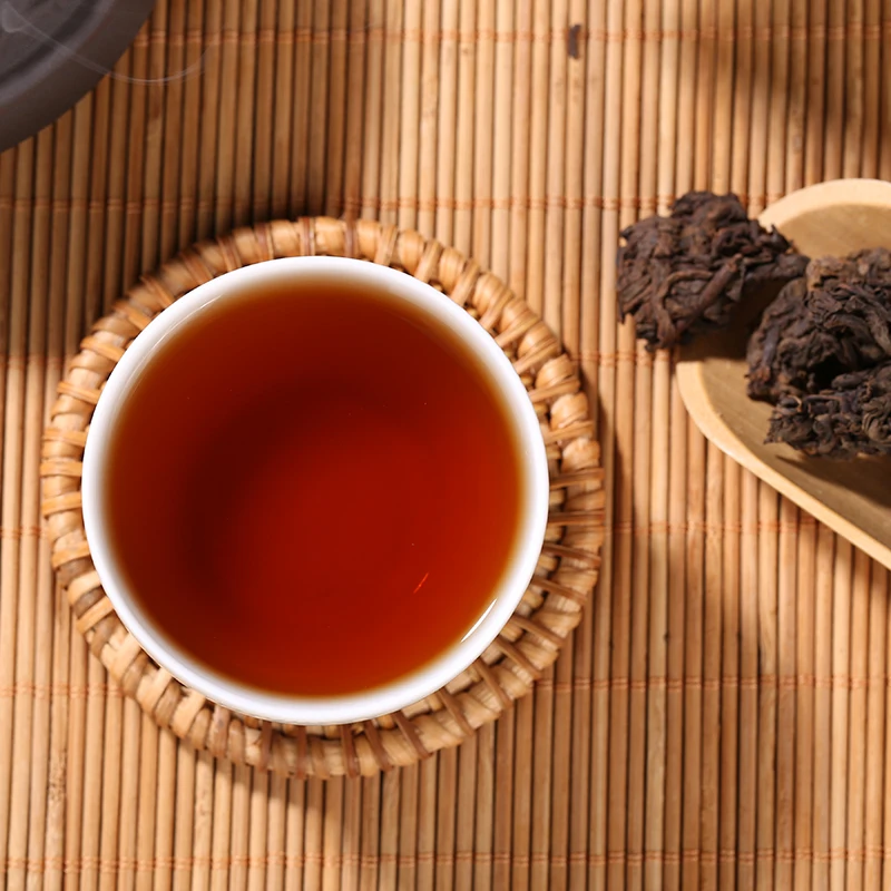 
2013 years mellow taste laochatou puer tea,fermented yunnan puer tea 
