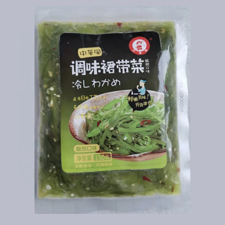 Retail package 150g small bag wakame salad for supermarkets
