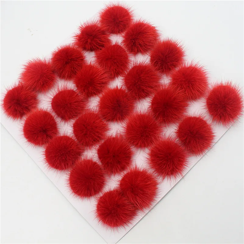 
4cm Factory sale DIY handmade hariy furry Pompom 