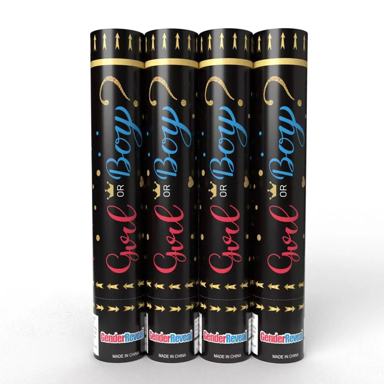 Wholesale 30cm Baby Show Gender Reveal Confetti Cannon Boy Or Girl Party Powder Popper Cannon