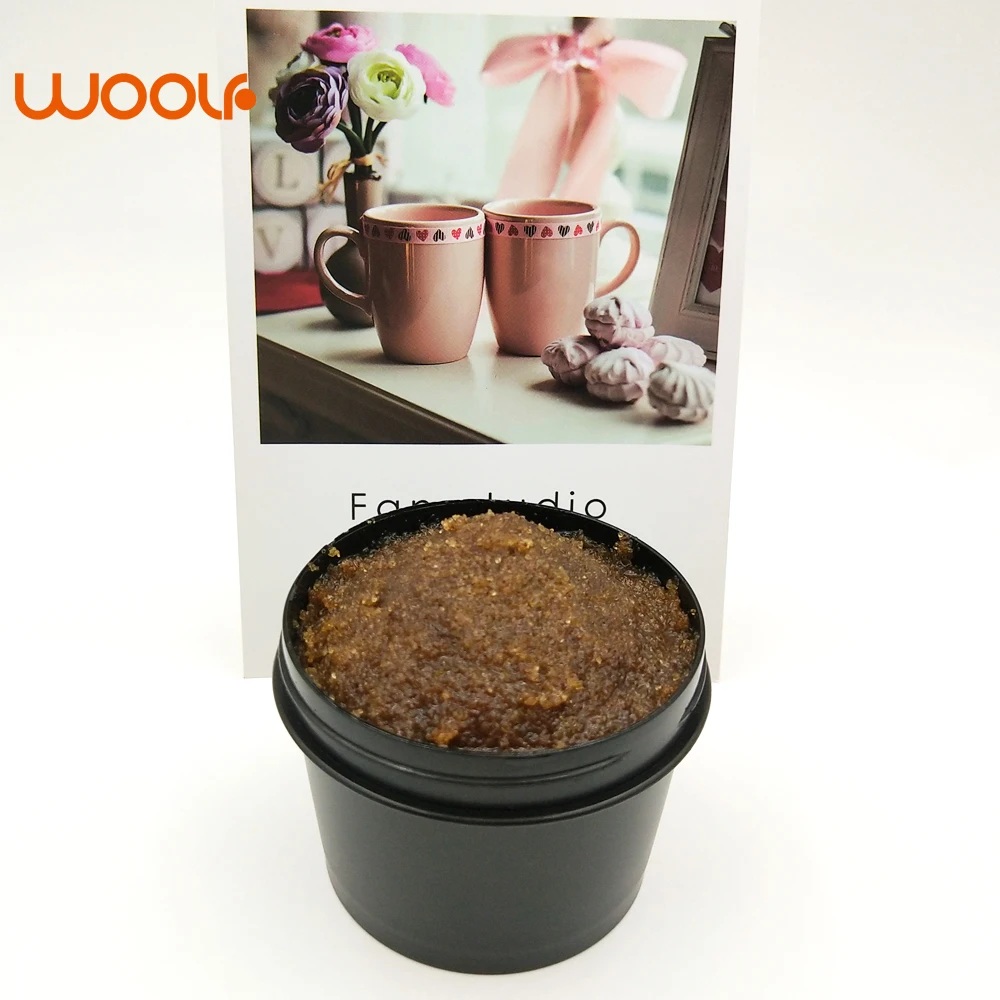 OEM wholesale custom package fruit natural whitening brown sugar scrub private label organic body and face scrub