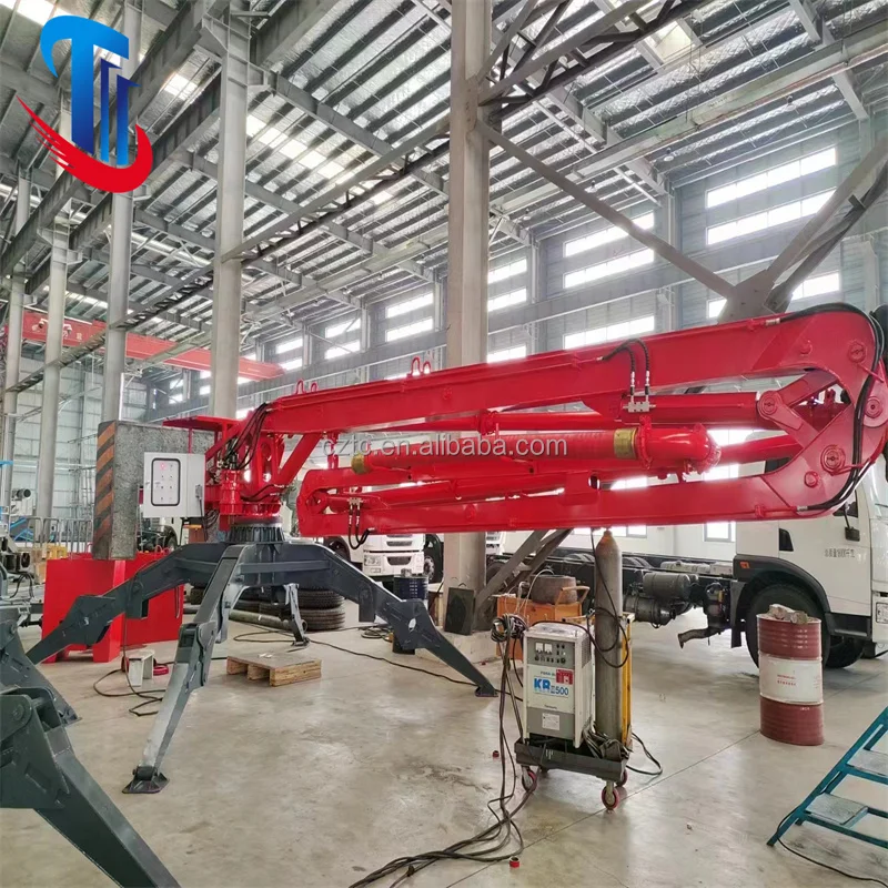 13m 15m 17m mobile spider concrete placing boom concrete spreader