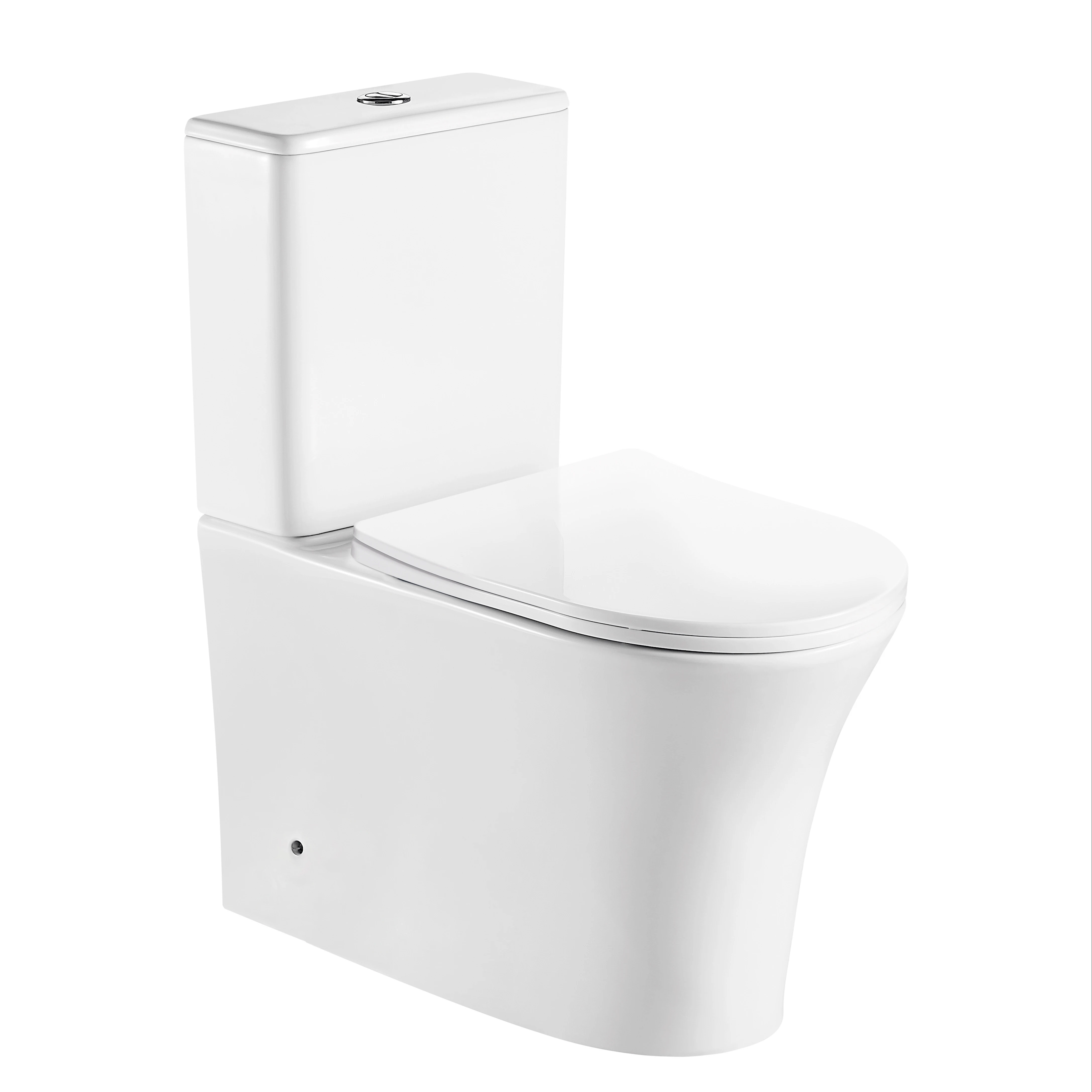 Bathroom washdown P-Trap Dual Flush Two Piece Toilet Bowl Price Luxury Modern Set Complete Toilets Wc Size toilet