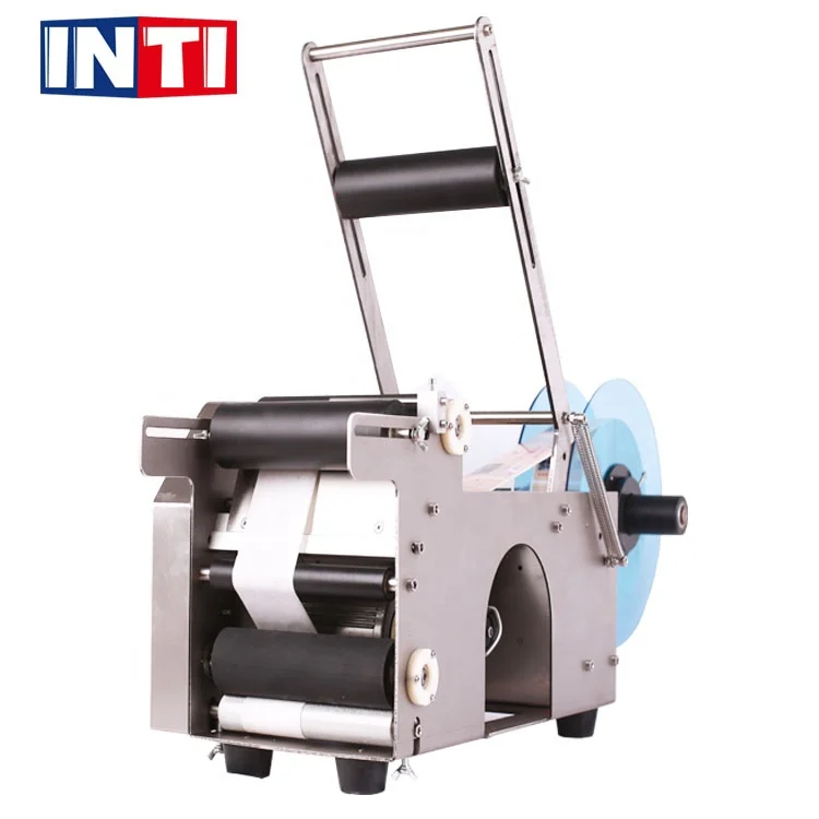 MT-50 Semi automatic Round Bottle Labeling Machine Sticker Machine Label Dispenser Machine Label Applicator