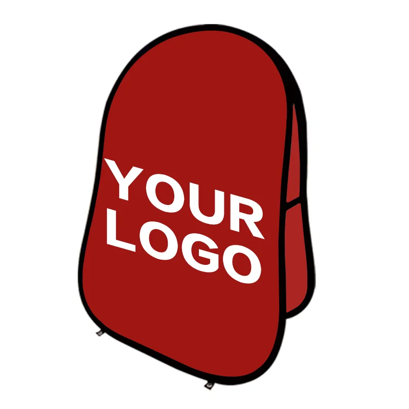 High quality trade booth advertising display polyester customized any logo sublimation blank pop-up photo frame banner