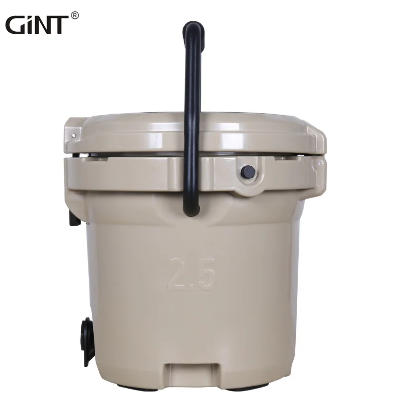 Подгонянный цвет 25L изолированный пластиковый годный для использования вне помещения круглый кулер пикника на Heavy Duty формы ПУ тепловой радиатор твердого английского