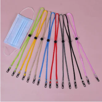 Adjustable Length Face M ask Mascara Lanyard  Handy & Convenient Safety M ask Holder Comfortable Around The Neck Rest& Ear Saver