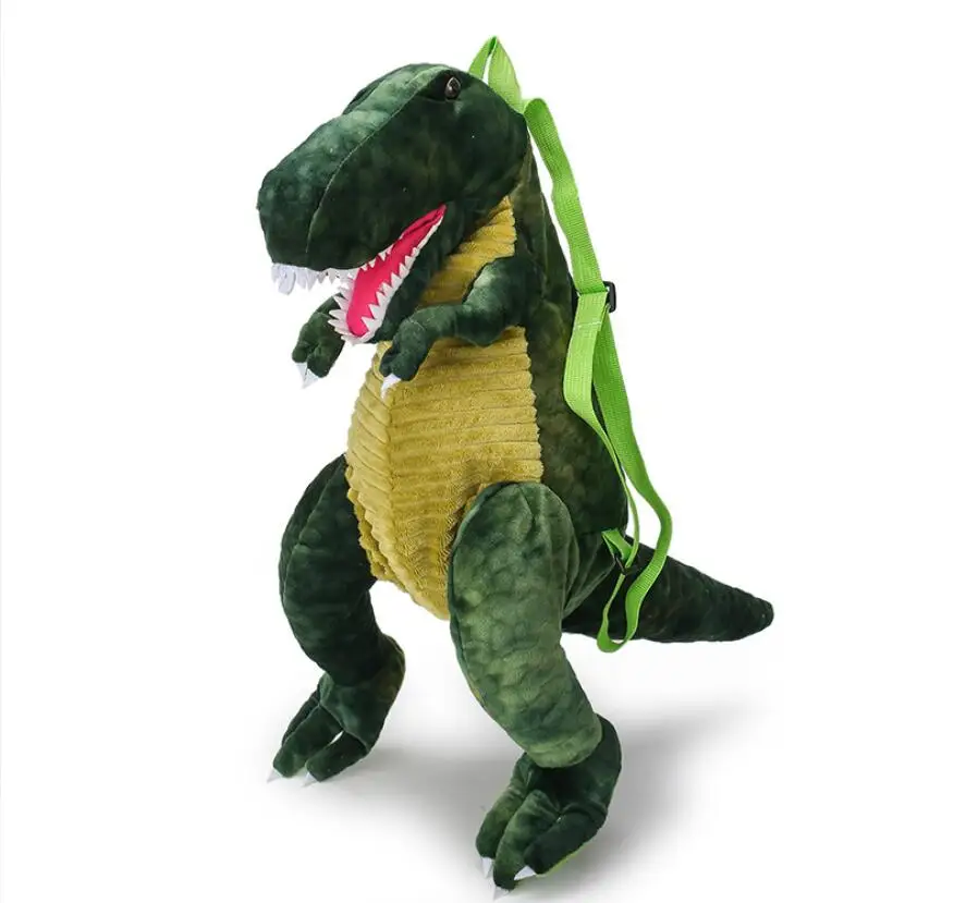 XUX  More 20 Designs Kawaii Dinosaur Plush Backpack Girl  Lovely  Zipper Bags for Student  Double Shoulder Bags 60CM 300G