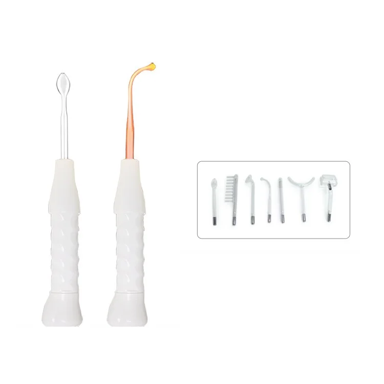 High Frequency 7 in 1 Electrotherapy Ozone Comb Handheld Purple Light Beauty Instrument