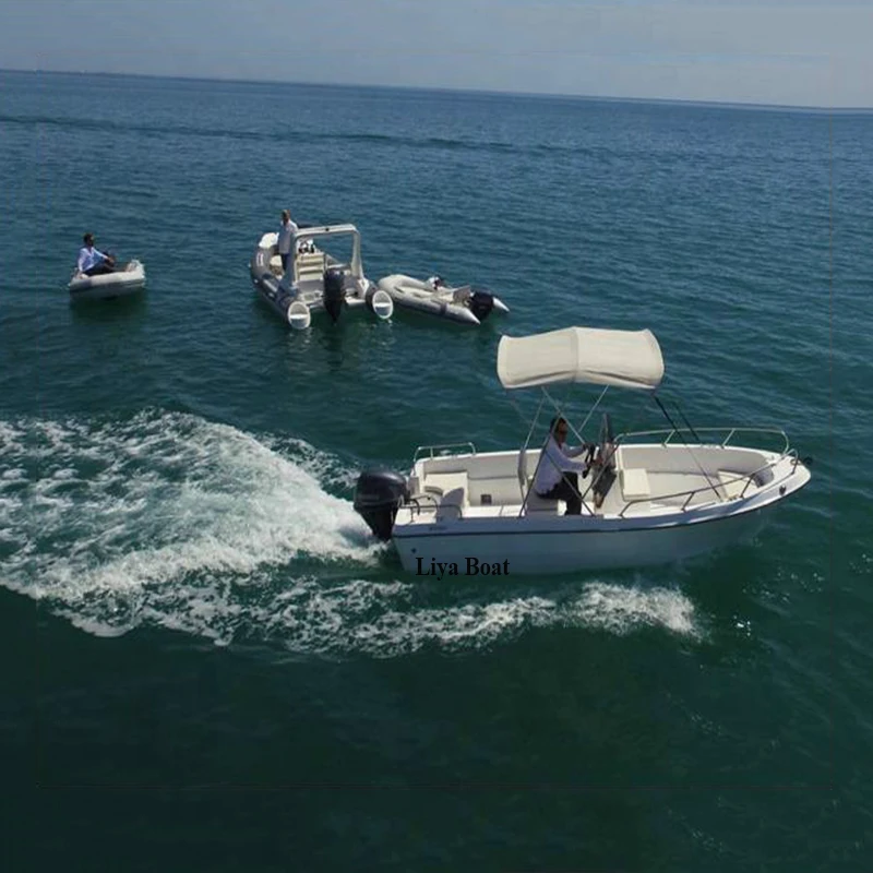 Liya 5m fiberglass fishing boat with console for sale