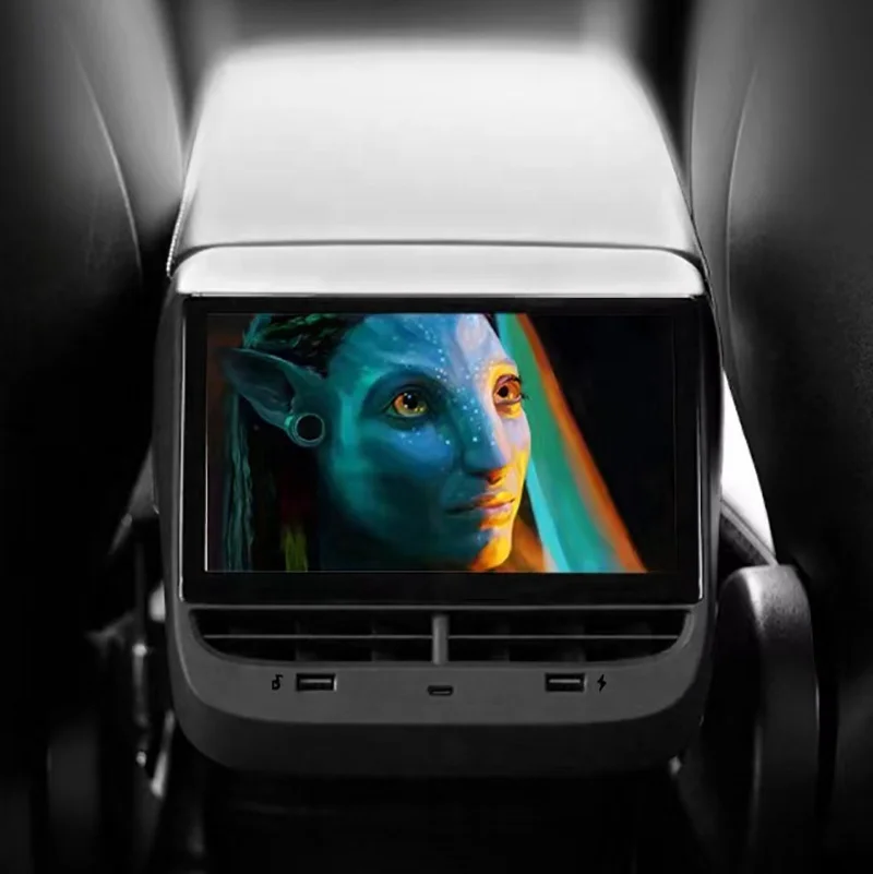 New EVBASE Tesla rear screen Multimedia Player Rear Seat Entertainment System 8.8 inch Display For Tesla Model 3 Y