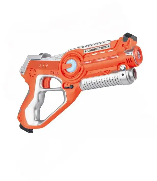 amazon hot selling shooting game electric gun toy set vests tag infrared laser gun for 4 players