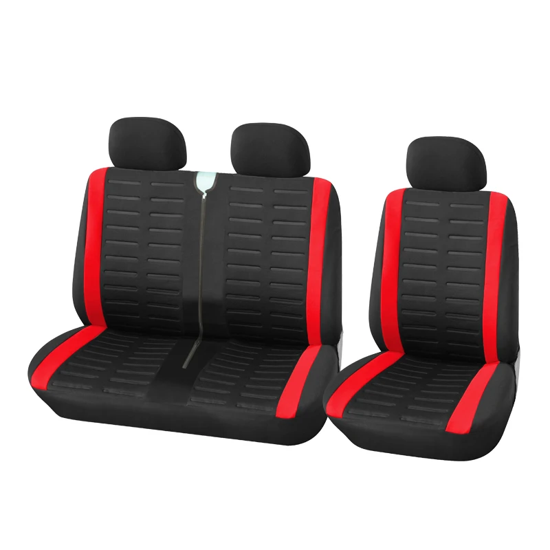 
Fashion Sport Matching Color Pattern 1+2 Transporter Van Universal Truck Seat Covers 