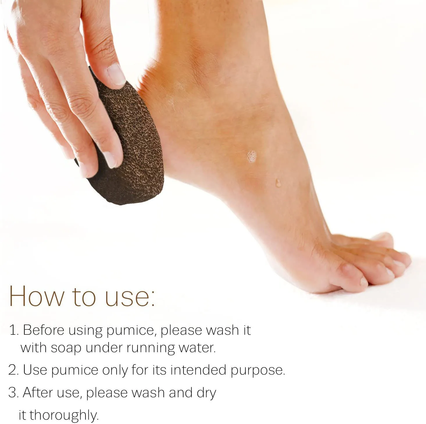 Пемза из природной лавы удалитель мозолей для ног и пальм оптом