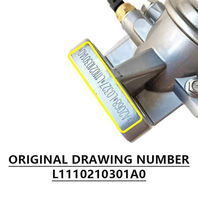 Foton Aoling CTXCTS Omar S3 Original Hand Oil Pump Assembly with Oil-Water Separator Truck Parts Essential Component