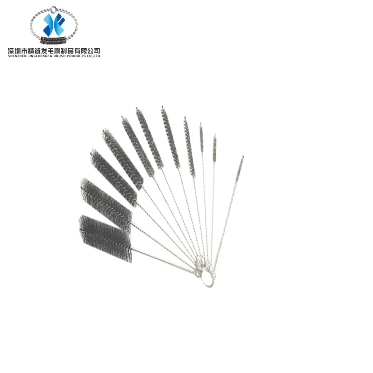 Factory wholesale airbrush cleaning brush transparent 21cm cleaning brush