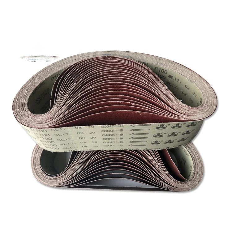 1*42 or 915mmx100mm emery sanding belt with plain joint
