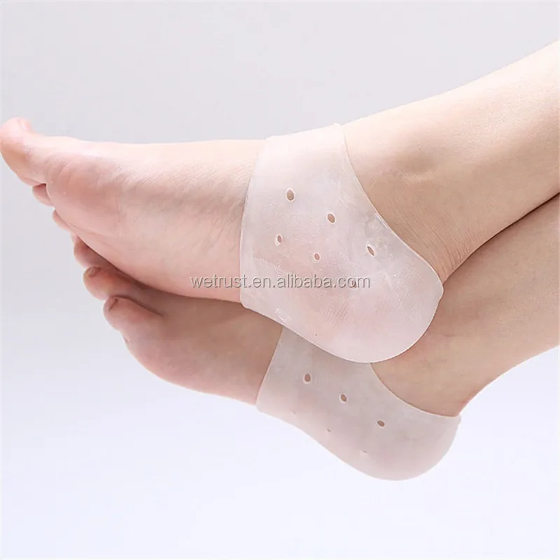 Wholesale Dry Foot Care Soft Silicone GEL Heel Protector Pain Relief Anti Crack Heel Socks