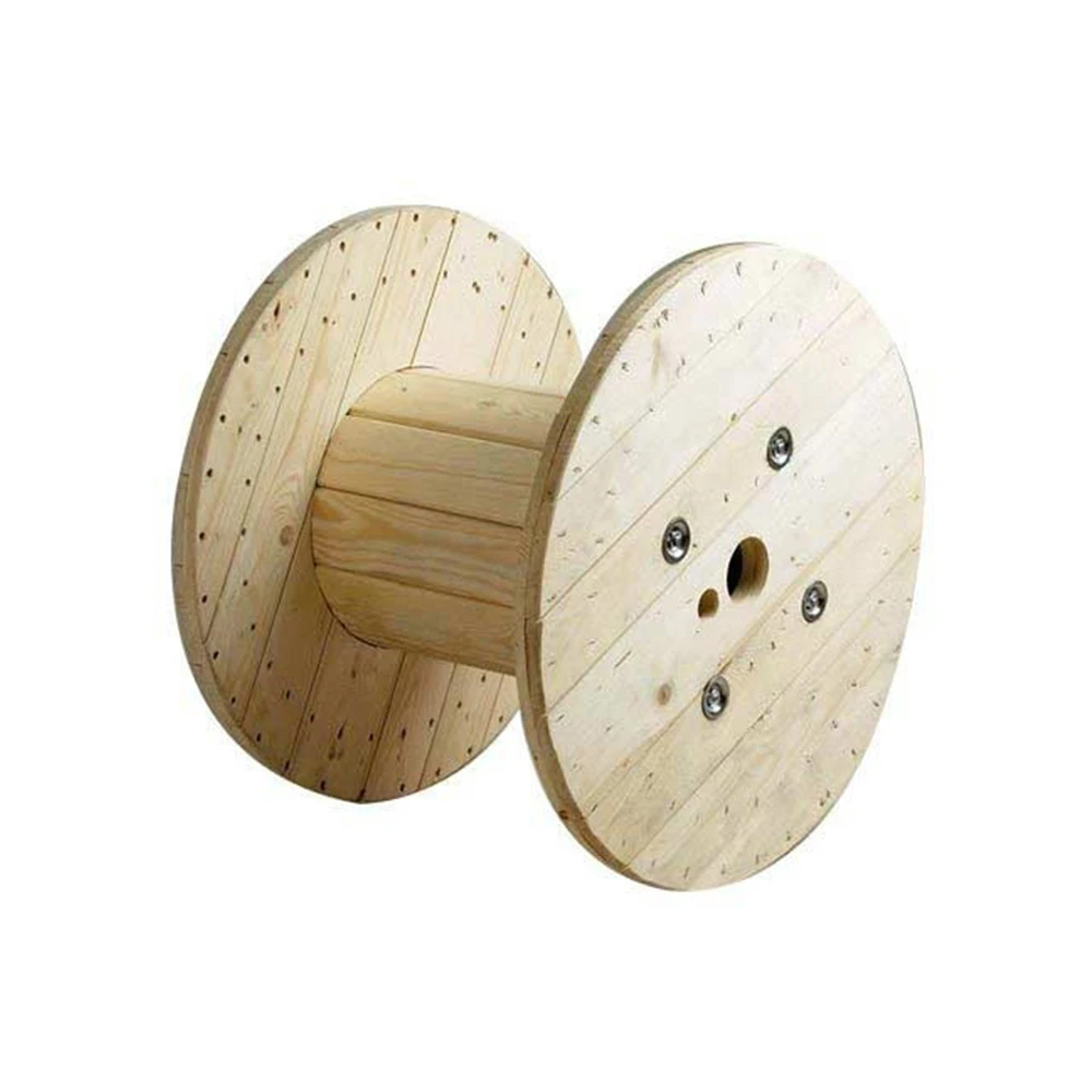 Прочный фанерный кабельный барабан лебедки трос барабана