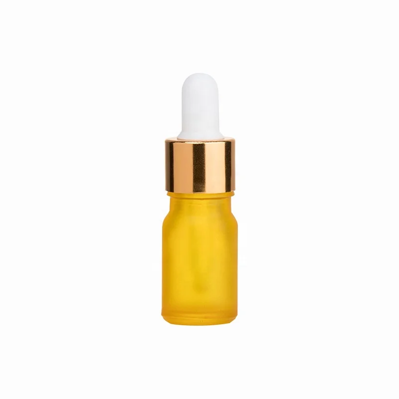 Essential Oil Dropper Bottle and Boxes Mini Frosted Glass Cosmetic Packaging Screen Printing Eye Cream Bottle Personal Care 1000