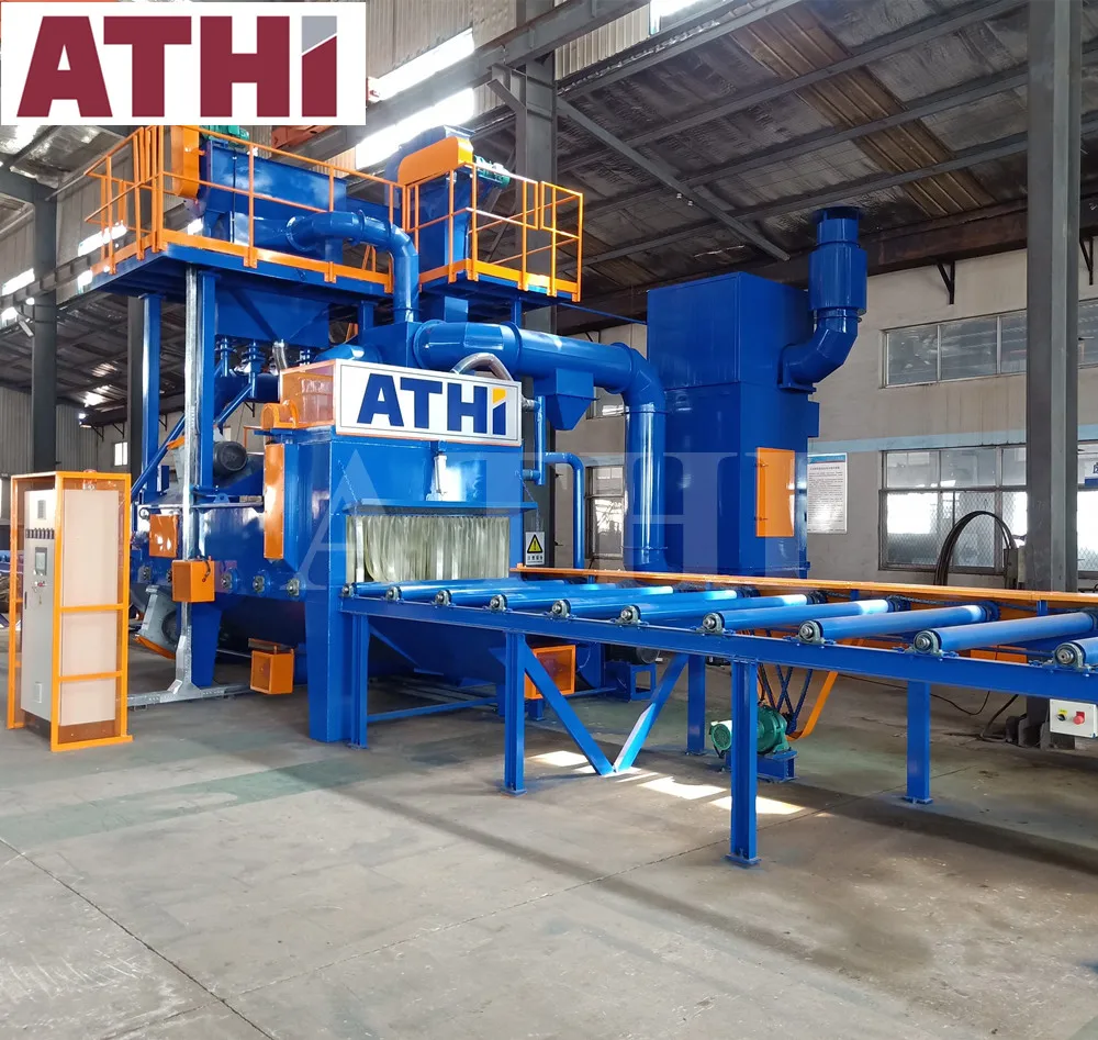 Roller conveyor sandblasting machine shot blasting machine manufacturer