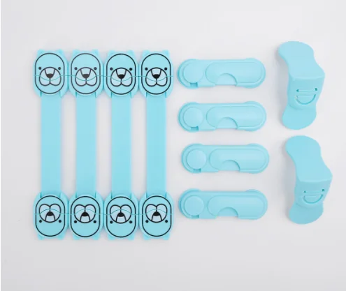 Transparent child safety lock baby drawer children anti-open cabinet door refrigerator lock home protection