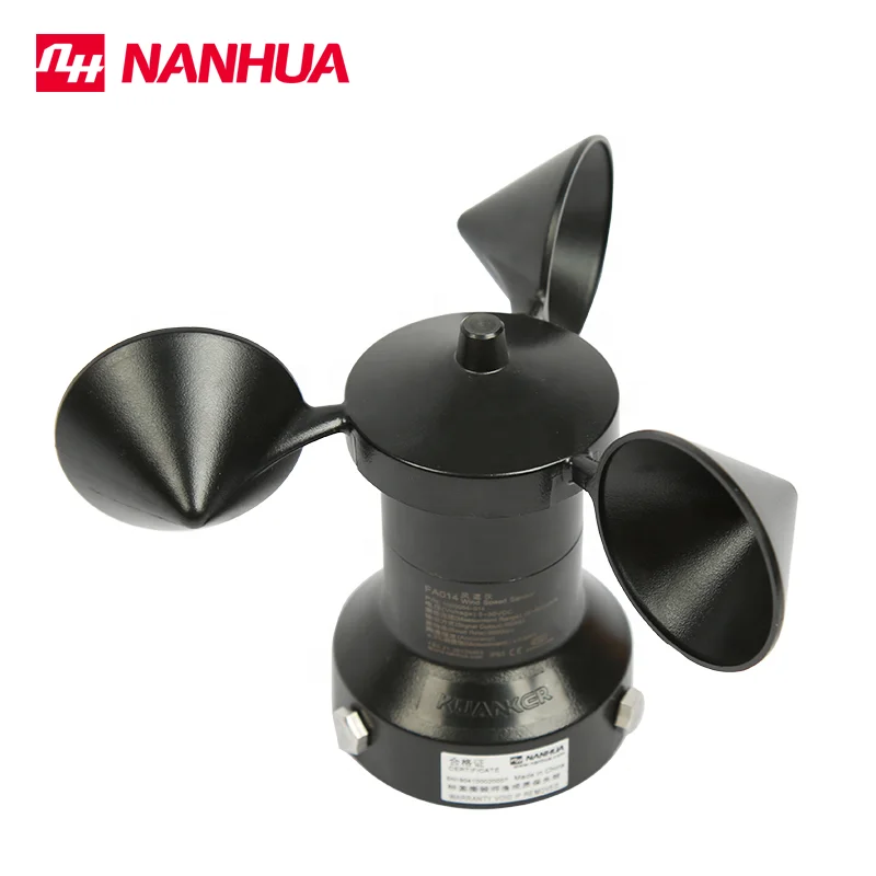 High accuracy mechanical anemometer wind speed sensor for solar tracker /cranes/ wind power/ etc