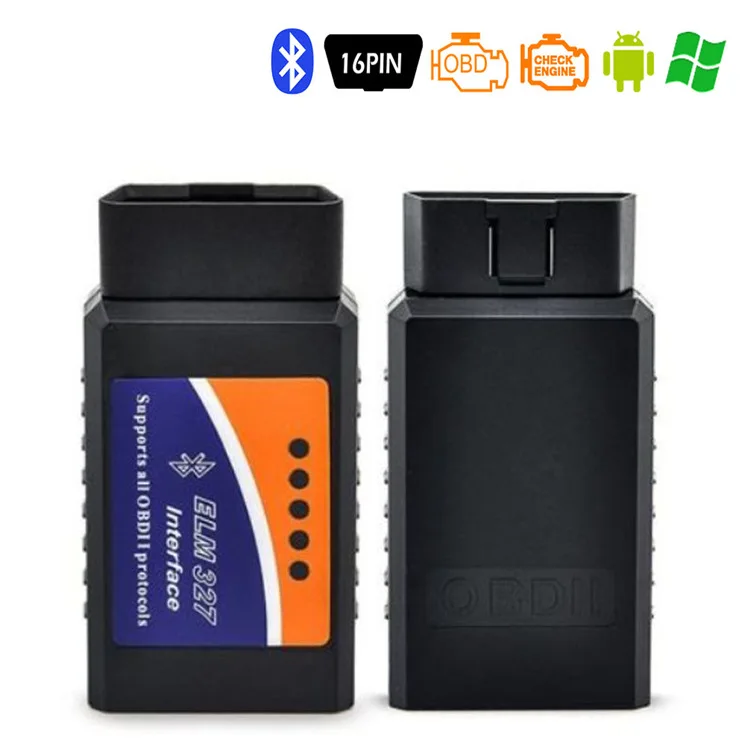 Bluetooth ELM327 OBD2 V2.1 автомобильный детектор Автомобильный диагностический инструмент сканер неисправностей