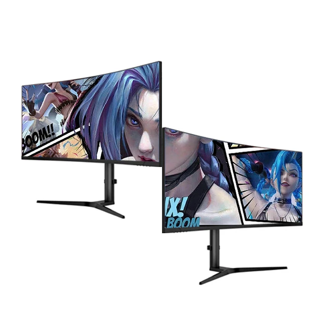 Best Quality Curved Wide Screen 34Inch 4K Display 144hz PC Monitor Game Video Curved Computer Screen Gaming