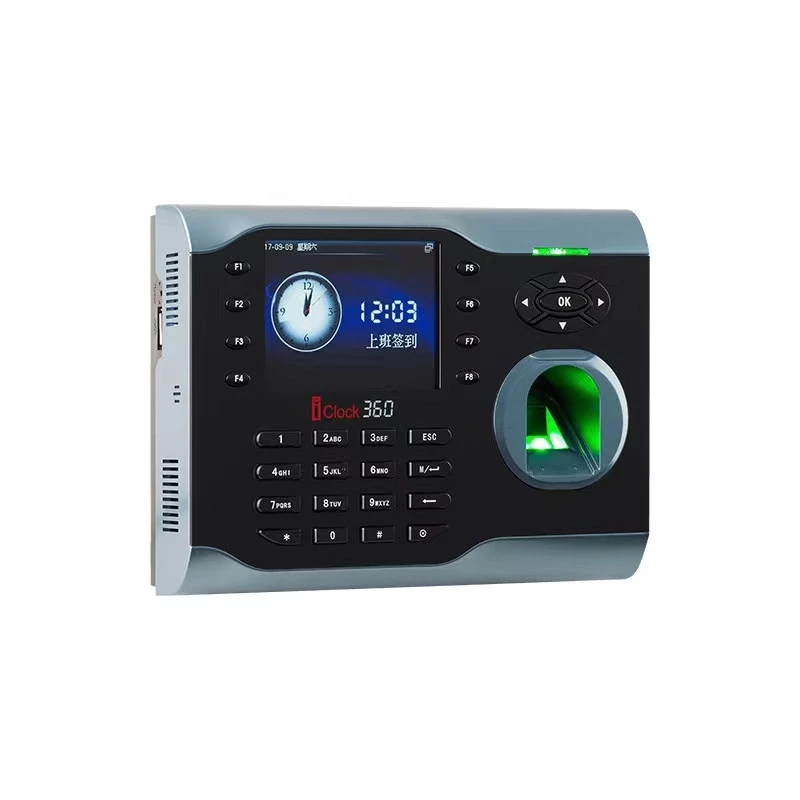 Cheapest Price of Linux Biometric Fingerprint Time Attendance Time Attendance with 3.5 inches color screen iclock360