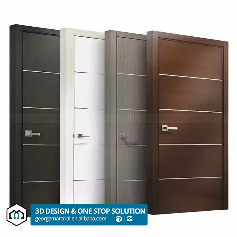 Sensor fire door top ten brand moisture-proof waterproof wooden door quiet quality indoor door