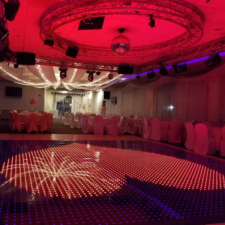 
night club p6.25 led digital dance floor screen plan rental san diego 