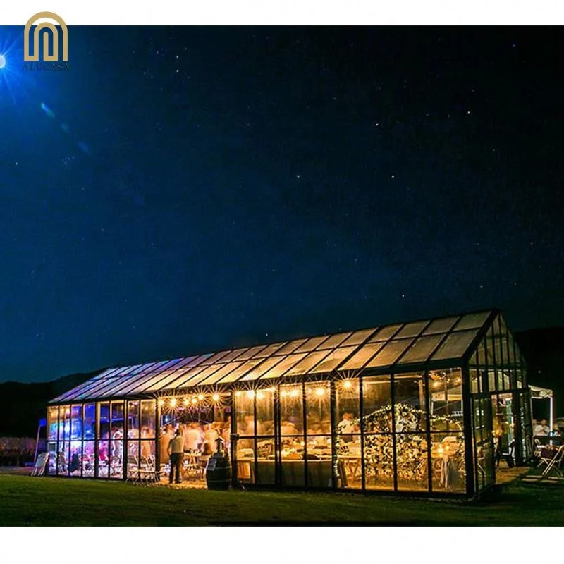 Alucasa Aluminum Transparent Glass Winter Garden Beautiful Aluminum Sunroom