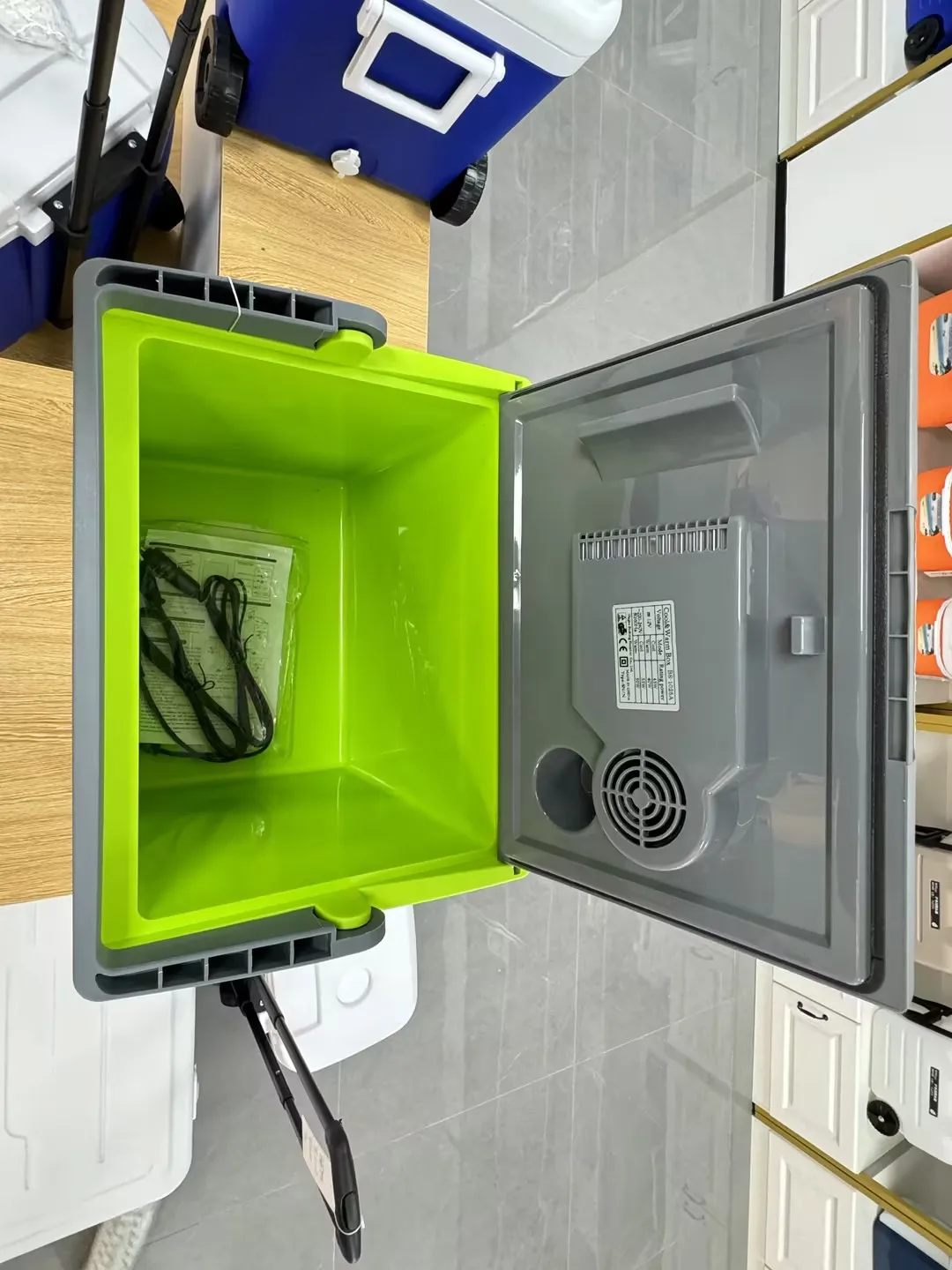 25L 12V DC 220V AC Mini Car Refrigerators Fridge Cooler Warmer For Camping