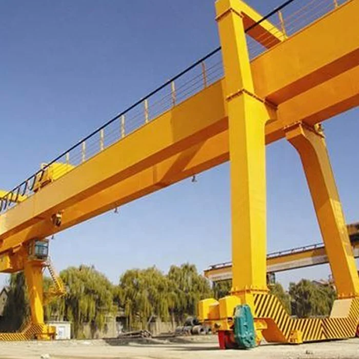 MG type box girder 32 ton China rail mounted double beam gantry crane 50 ton 100 ton for sale