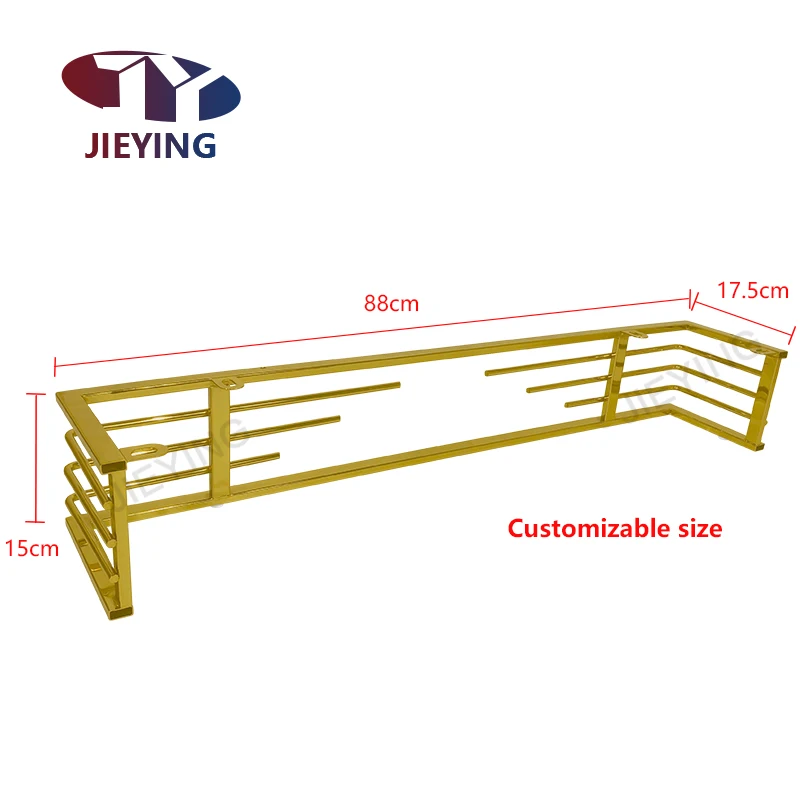 Jieying New Design hardware Accessories Luxury Style Metal Sofa leg Gold Sofa Armchair Base Gold Metal Iron Steel Sofa Frame