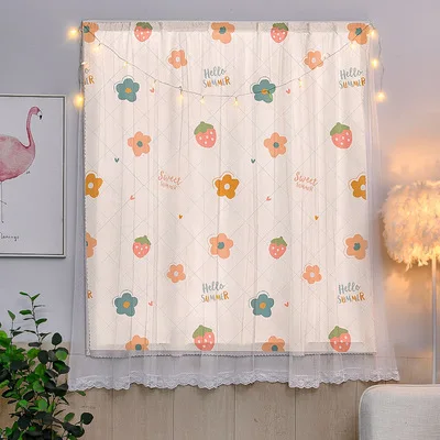 Magic sticks self-adhesive east install high shading hot style blackout curtain