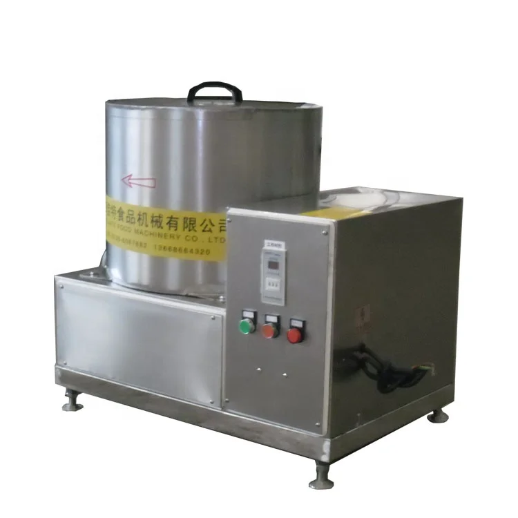 Semi automatic fried food deoiler machine  peanut oil removing machine deoiling machine