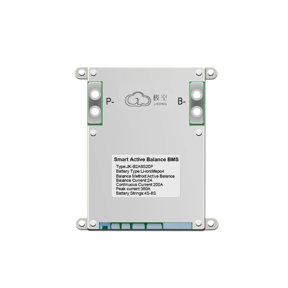 B2A8S20P JKBMS SMART ACTIVE BALANCE BMS Lifepo4 4S 200A Bms BULIT-IN BT MODULE